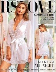 Women Lace Kimono Robe Babydoll Chemise Lingerie Bride Robe for Wedding Party…