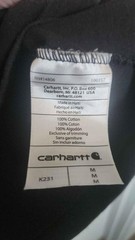 Carhartt Long Sleeve Heavyweight 100% Cotton Graphic T-Shirt Mens Size M