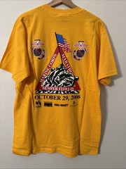 Lot of 8 Marine Corps Marathon Shirts XL 2006–2013 Crew & Mock Turtleneck