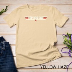 Top Dog Dad Funny Vintage 80’s Gift Dog Father Father’s Day Unisex T-shirt
