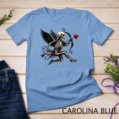 Gothic Valentine A Skeletal Cupid Strikes Funny T-Shirt Unisex T-shirt