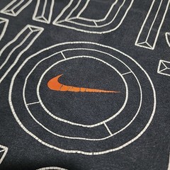 Nike KD Is NOT NICE Mens L Basketball NBA Swoosh T-Shirt Black Large Durant
