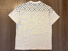 Louis Vuitton Monogram Gradient Cotton Tee Shirt white sz M
