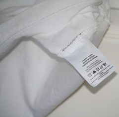 Nike Air Graphic Tee Shirt White Black Orange Size Small 100% Cotton ShortSleeve