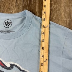 47 Brand Tennessee Titans NFL T-Shirt Mens Medium Gulf Blue Light Blue Fan Gear