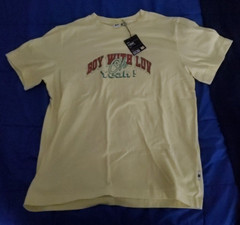 BTS Boy With Luv Oh Yeah Yellow T-Shirt Adult Size Large