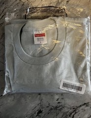Supreme Ralph Steadman Box Logo Tee Pale Blue Men’s L Cotton Pre-Shrunk