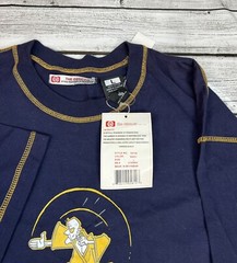 Large Ozoc Jean Co. T-shirt Crown Royal Blue Self Defense Reversible Very Rare