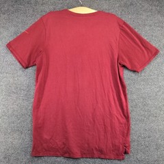 Nike Dri Fit Men’s T Shirt Red Size L PolyCotton Triangle Logo