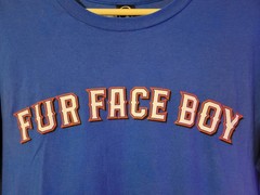 Fur Face Boy T-Shirt – Large – Rare – Excellent Condition