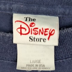 VTG The Disney Store T-Shirt Men’s L Navy Blue Mickey Mouse Made in USA 90s