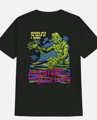 Men’S Creature from the Black Lagoon Vintage Horror Movie T-Shirt NEW