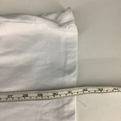 George White T Shirt Mens Xl 45-47in Chest Cotton Crew Neck Sleeve 31.5in Length