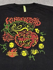 King Gizzard & The Lizard Wizard Concert Austin Texas 2024 NEW XL Concert Shirt