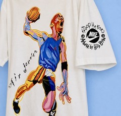 Nike Air Jordan Hoop Heroes Philip Burke Michael Jordan Tee S CW0900-100 Rare