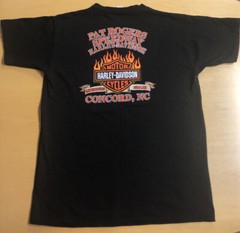 Pat Rogers Speedway Harley-Davidson Concord NC Black T-shirt Adult Size XL