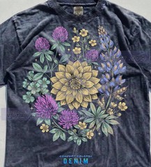 Vintage Floral Botanical Nature Plant Graphic Comfort Tee