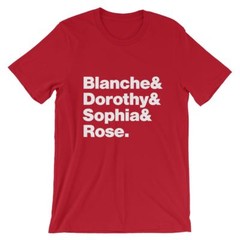 Golden Girls T-Shirt. Black White Gray or Red Soft Cotton Premium Tee