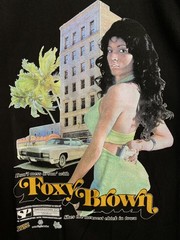 Foxy Brown Movie Film LITTLE AFRICA Soul Made Global T Shirt