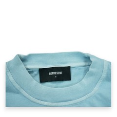 Represent Worldwide T Shirt Mens Small Blue Short Sleeve