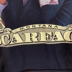 Vintage Scarface Shirt Mens Medium Short Black Graphic The ROXX S/S Movie