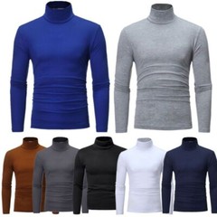 Men Shirts Mock Neck Tops Base Layer Top Long Sleeve Shirt Outdoor Pullover Tee