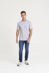 AWDis Just Ts & Polos Triblend Crew Neck T-Shirt JT001 – Men’s Plain Casual Top