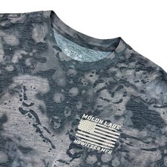 Howitzer Brand Men’s T-Shirt MOLON LABE SLITHER Military Grunt Size L Gray