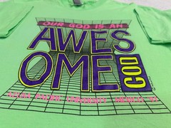 Vintage 1990s Azusa Pacific University Our God Is Awesome T-Shirt, M Barely Worn