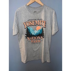 DOM Yosemite National Park Graphic T-Shirt Mens Large Sierra Nevada Adventure