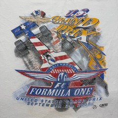Vintage Y2K Formula One United States Grand Prix Indianapolis Motor T-Shirt – XL