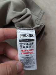 Gymshark Men’s T-Shirt Tank Top Bundle Lot of 2 Green Beige Gym Workout Size XS