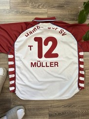 Hamburg 1999 2000 Home Soccer Jersey Football T-Shirt Fila Vintage Size XL-XXL