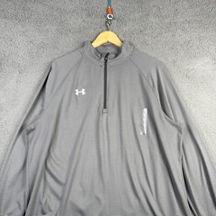Under Armour Heatgear Sweater Men 2XL Half Zip Loose Pullover Athleisure Outdoor