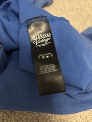 Valabasas Men’s Distressed Worn to InspireBlue T Shirt x Small 100% Cotton