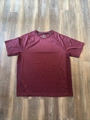 Tommy Bahama Island Zone Men’s Large Crew Neck T Shirt Burgundy