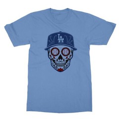 Los Angeles Dodgers Sugar Skull GO L.A. Baseball Unisex T-Shirt