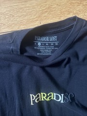 Paradise Lost Mia Embroidered Logo Box Tee Size Medium