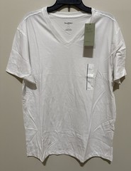 Goodfellow Every Wear V-Neck T-Shirt Men’s L White NWT Cotton Blend Tee