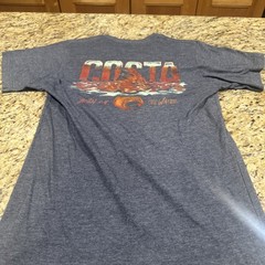 Costa T-shirt Born On Water Men’s Small Gray Short Sleeve Nice Cpix