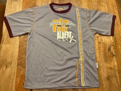 Vintage Fat Albert And The Junkyard Gang Jersey Tshirt L Graphic Design Red Gray