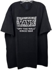 Vans Off The Wall Since 1965 Black T-Shirt Tee Size XXL (Runs smaller) EUC