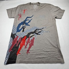 Michael Jackson Immortal Tour T-Shirt Size Med Grey Grafic Print Pit To Pit 19in