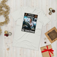 Errol Flynn King of the Swashbuckler Premium T-shirt S-4XL Pirate FAN Art Gift!