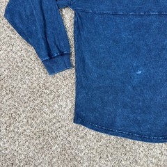 Disney Spirit Jersey Unisex Medium Blue Toy Story Woody Mineral Wash Long Sleeve