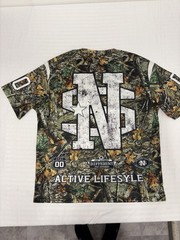 ROMWE T-Shirt Street Life Men’s M 88 Number Branches Short Sleeve Jersey Camo