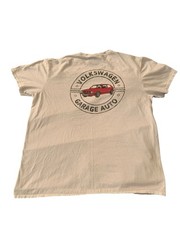 Volkswagen GTI Mk1 T-Shirt Mens Large White VW Euro Garage Repair Graphic Tee