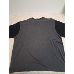Ecko Unltd Mens 4XB T-Shirt Gray Black Graphic Rhino Logo V-Neck Big & Tall 4XL