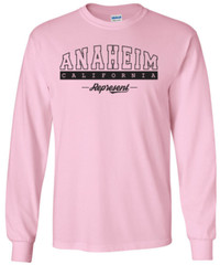 Anaheim California State T-Shirt Long Sleeve Graphic Tees Unisex apparel Design