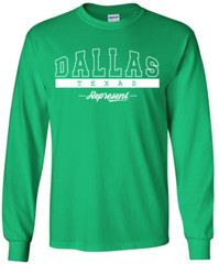 Dallas Texas State T-Shirt Long Sleeve Graphic Tees Unisex Apparel